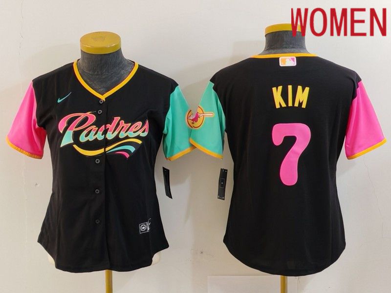 Youth San Diego Padres #7 Kim Black City Edition 2024 Nike MLB Jersey style 14->youth mlb jersey->Youth Jersey